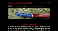 Desktop Screenshot of crazyhorsecanoe.com